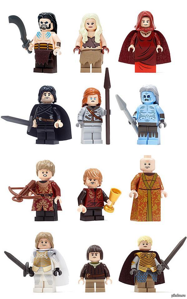 Персонажи "Игры престолов" в LEGO