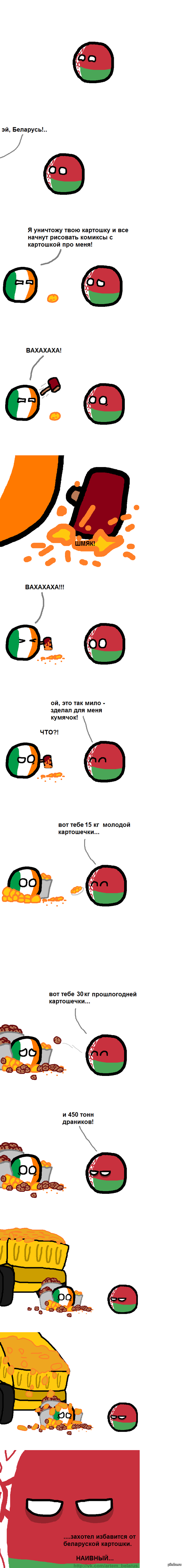 ...НАИВНЫЙ...   countryballs, Беларусь, Ирландия, картошка, длиннопост