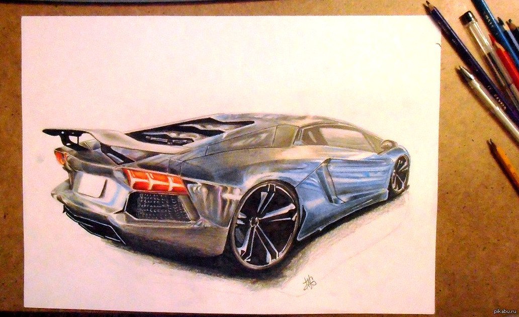 нарисовал lamborghini нарисовал lamborghini