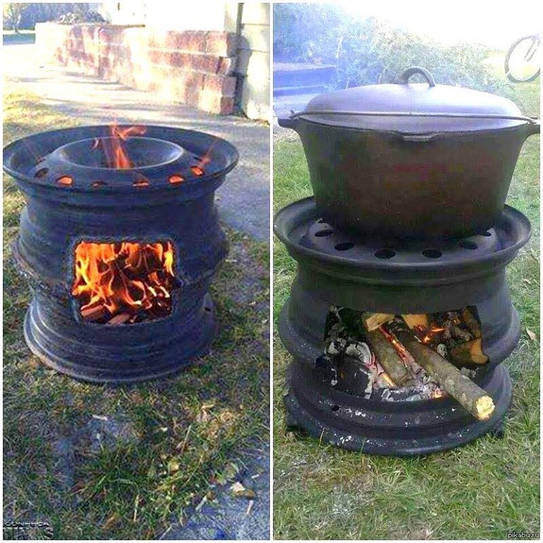 Мангал из авто диска Мангал из авто диска