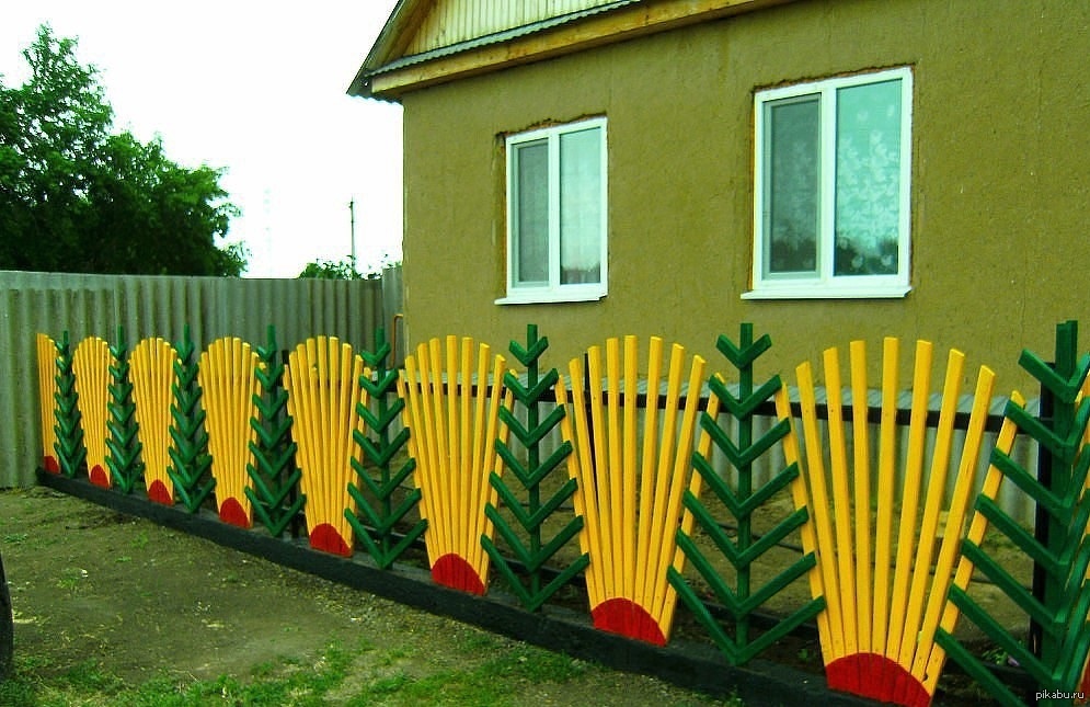 Красивый забор фото для дачи